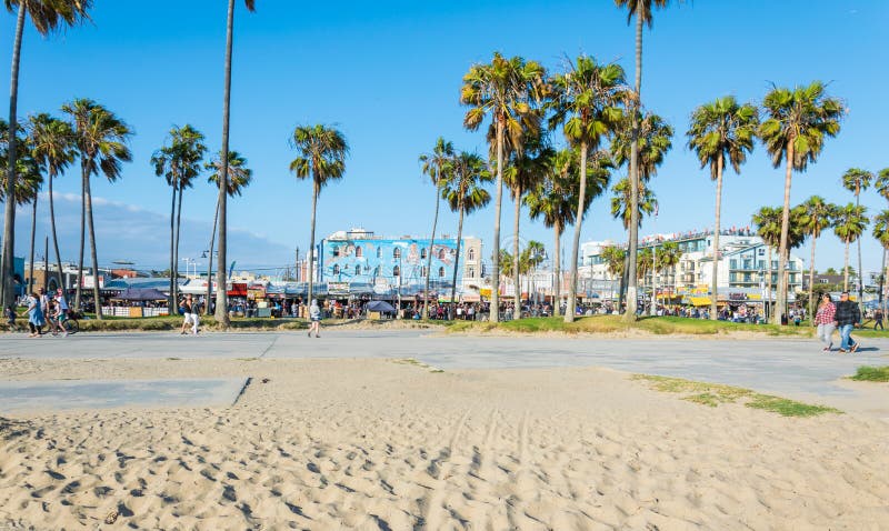 Pacific Ocean At Los Angeles Beach Stock Image - Image of peninsula ...
