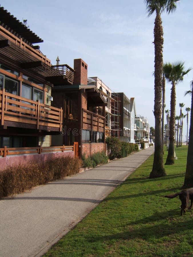 Venice Beach house stock image. Image of walkway, apartment 4362667