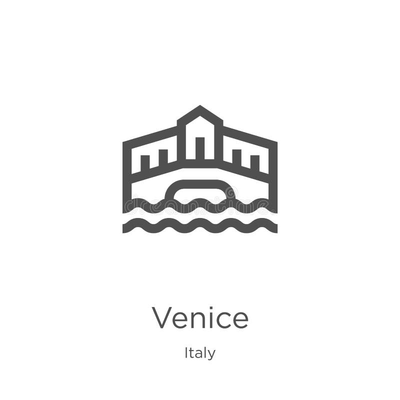 venice icon vector from italy collection. Thin line venice outline icon vector illustration. Outline, thin line venice icon for vector illustration venice icon vector from italy collection. Thin line venice outline icon vector illustration. Outline, thin line venice icon for vector illustration