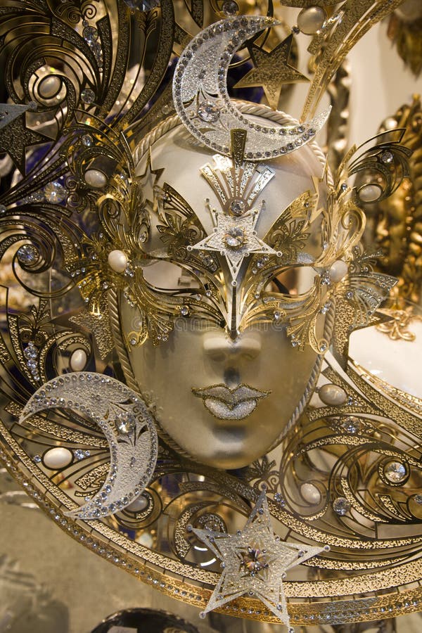 Luxury Gold Mask from Venice Stock Photo Image of mask, affectation