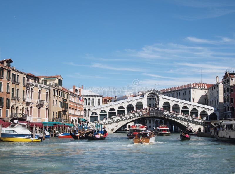 Venice s Grand Canal with The Rialto Bridge