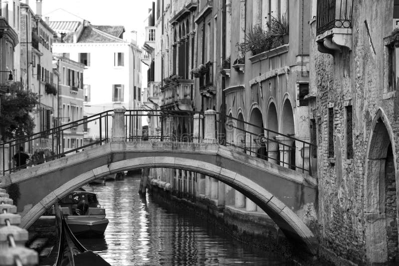 Venice view in black and white