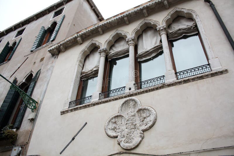 Venise, Italie - 2 février/2018 Vue du canal Février 2018 Architecture vénitienne photo libre de droits Venise, Italie - 2 février/2018 Vue du canal Février 2018 Architecture vénitienne photo libre de droits