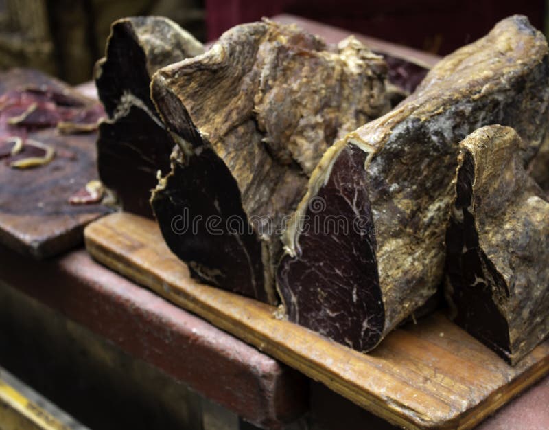 Venison cured meat stock photo. Image of cooking, horse 134603668