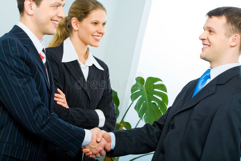 Partnerschap stock fotografie