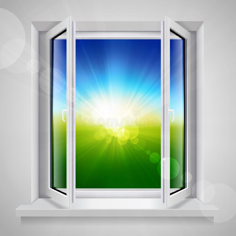 Ventana ilustración del vector