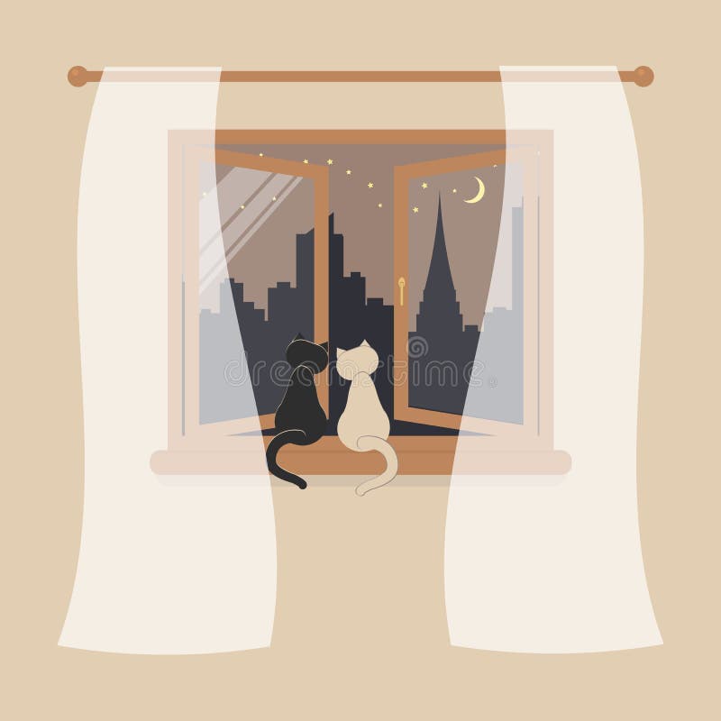 Ventana de madera con Tulle como elemento del diseño para el interior del sitio en el fondo poner crema La escena o el paisaje ur stock de ilustración Ventana de madera con Tulle como elemento del diseño para el interior del sitio en el fondo poner crema La escena o el paisaje ur stock de ilustración