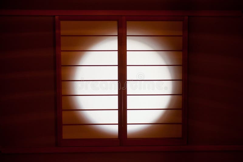 Ventana japonesa imagen de archivo libre de regalías Ventana japonesa imagen de archivo libre de regalías