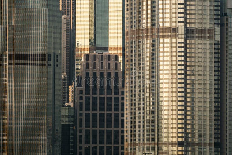 Ventanas de los edificios del rascacielos
