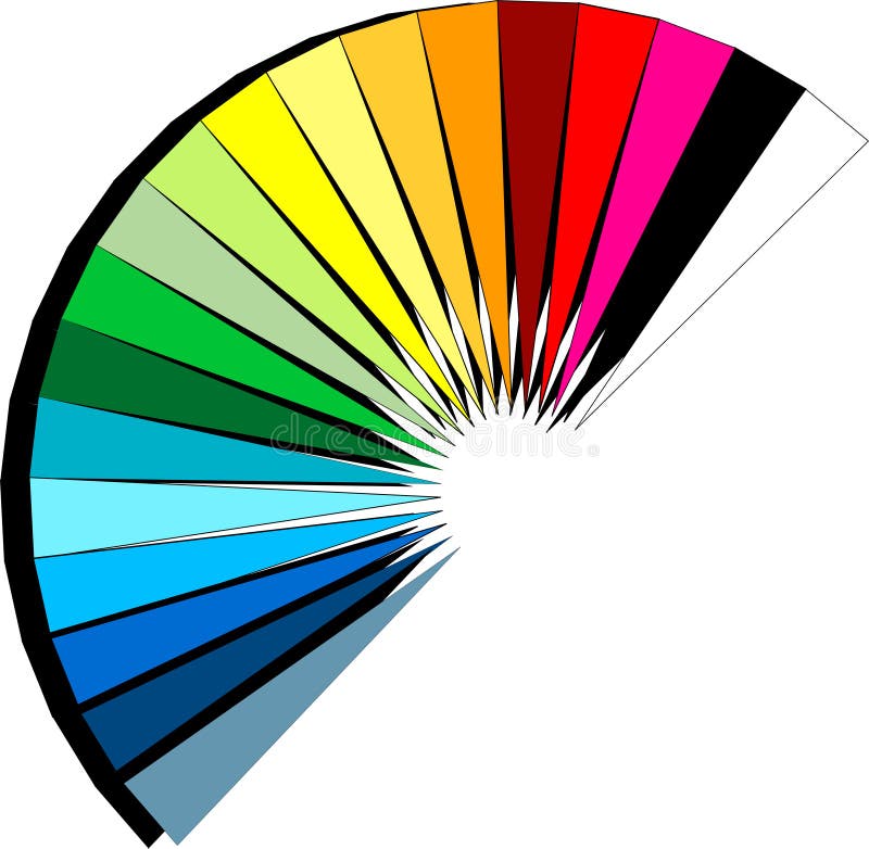 Ventilador Spectrum stock de ilustración