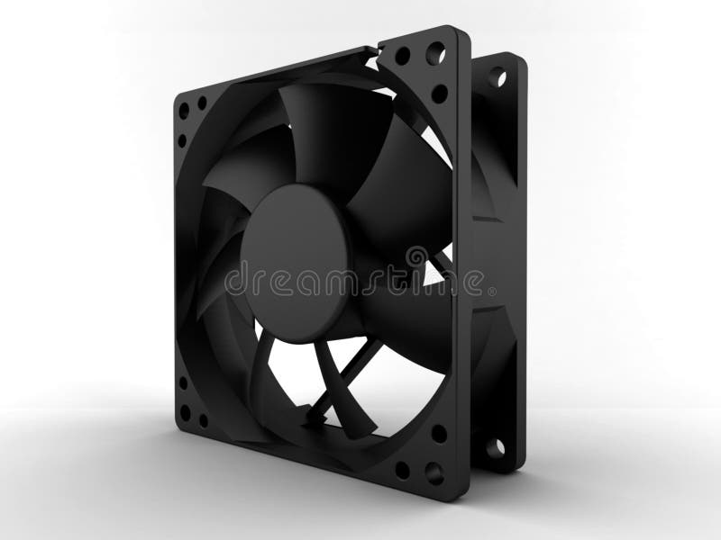 3D Fan. Generated on computer. 3D Fan. Generated on computer