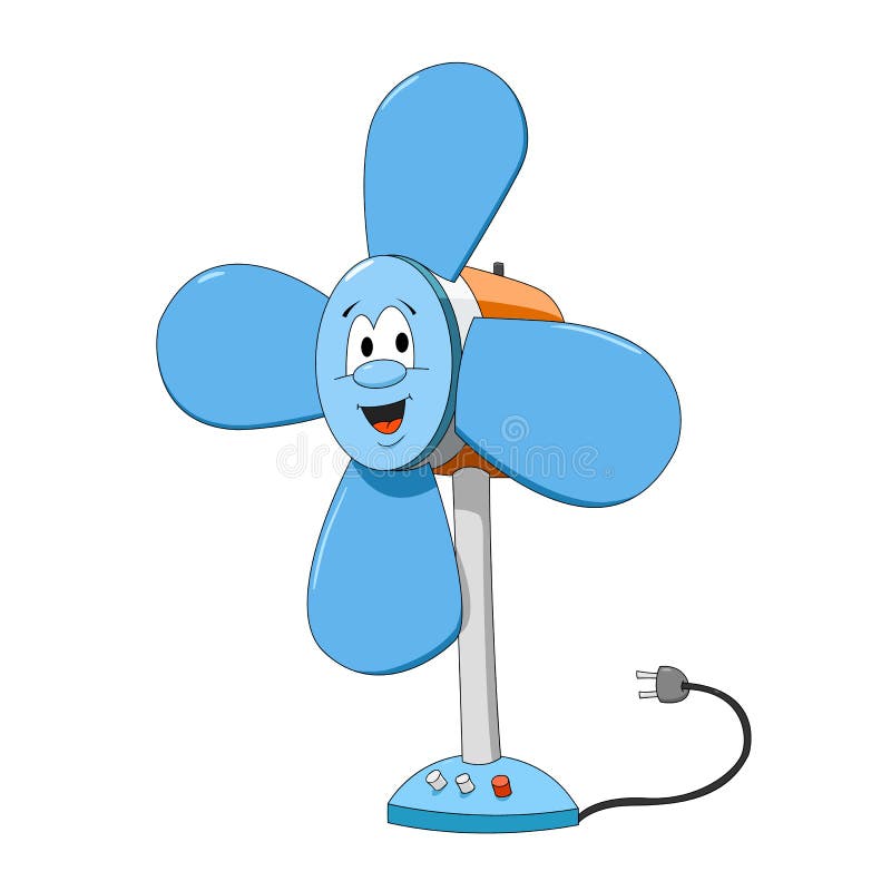 A Ventilator Cartoon Character - Great for the kids, so they won't