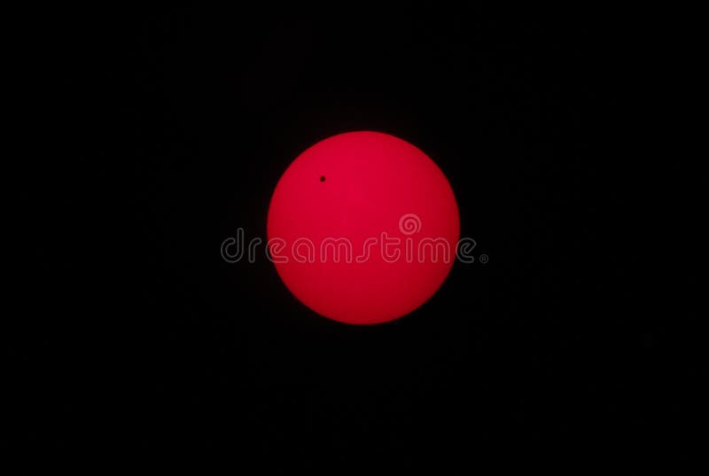 Venus-Durchfahrt über dem Sun - 5. Juni 2012 stockfotografie Venus-Durchfahrt über dem Sun - 5. Juni 2012 stockfotografie