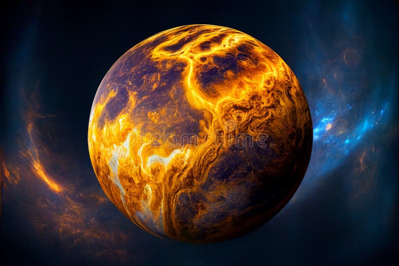 Venus Planet In The Solar System Stock Illustration Illustration Of Venus Planet In The Solar System Stock Illustration Illustration Of