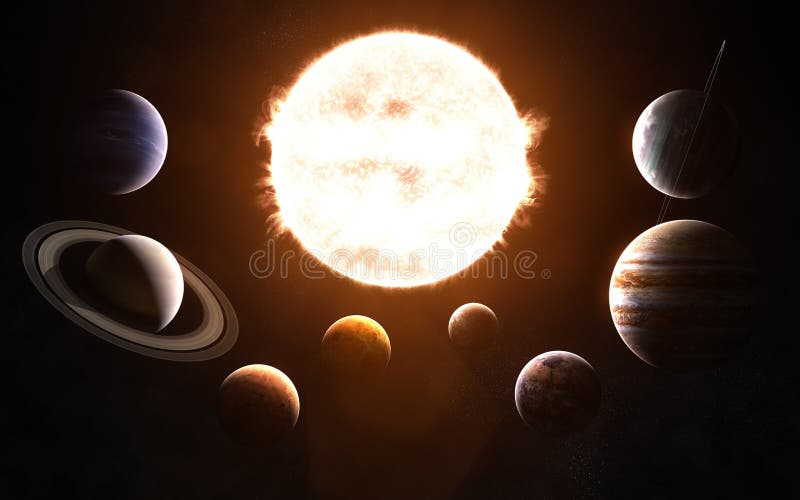 venus солнечной системы путя ртути фокуса земли клиппирования Все планеты перед Солнцем Абстрактная научная фантастика Элементы и стоковое изображение venus солнечной системы путя ртути фокуса земли клиппирования Все планеты перед Солнцем Абстрактная научная фантастика Элементы и стоковое изображение