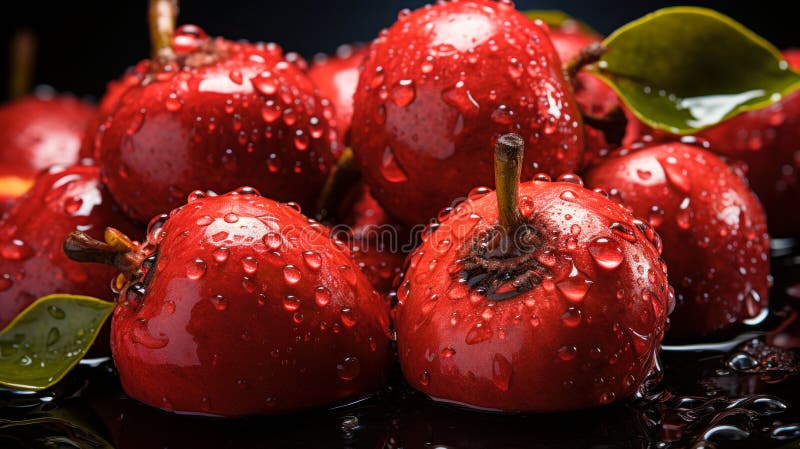 Ver la pila de tamarillo fresco para un estilo de vida saludable stock de ilustración