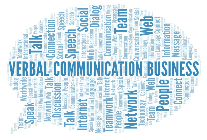 verbal communication business word cloud verbal communication business word cloud wordcloud made text 132814506