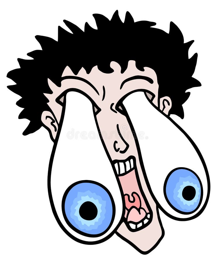 Geweldig gezicht vector illustratie