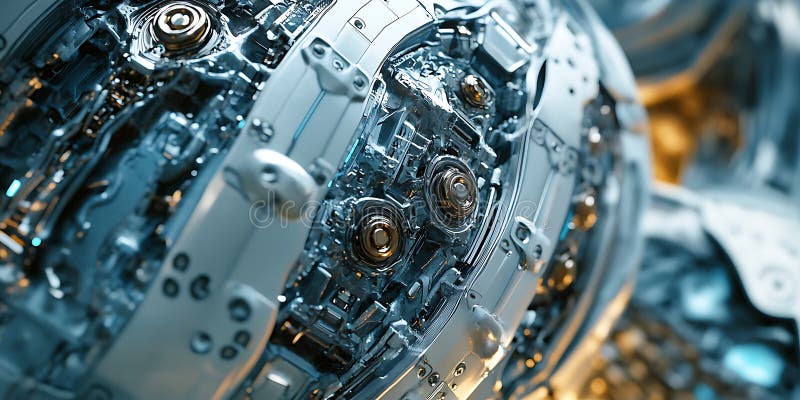 Verbazingwekkende digitale achtergrond van Sphere stock illustratie