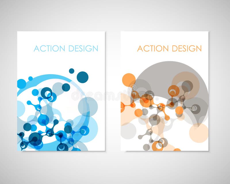 Verbind vectormalplaatjes voor brochure, vlieger, dekkingstijdschrift of jaarverslag Moleculestructuur en mededeling stock illustratie Verbind vectormalplaatjes voor brochure, vlieger, dekkingstijdschrift of jaarverslag Moleculestructuur en mededeling stock illustratie