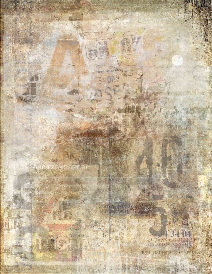 Verblassener Zeitungshintergrund stock abbildung Verblassener Zeitungshintergrund stock abbildung