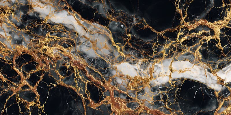 Verbluffend Abstract Gold- en zwart-wittextuur vector illustratie
