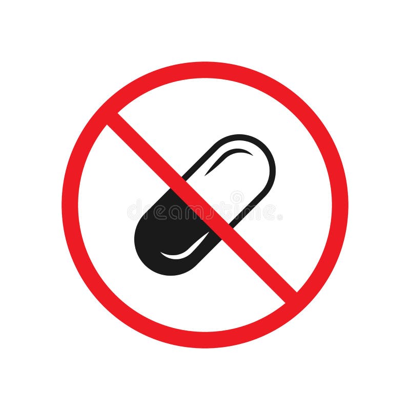 Verboden geneeskunde geen pillenpictogram Belemmerd capsuleteken Waarschuwing, beperking, voorzichtigheid, aandacht, voor uw webs royalty-vrije illustratie Verboden geneeskunde geen pillenpictogram Belemmerd capsuleteken Waarschuwing, beperking, voorzichtigheid, aandacht, voor uw webs royalty-vrije illustratie