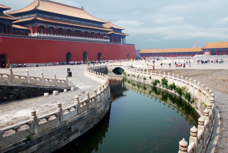 Verbotene Stadt in Peking stockfoto Verbotene Stadt in Peking stockfoto