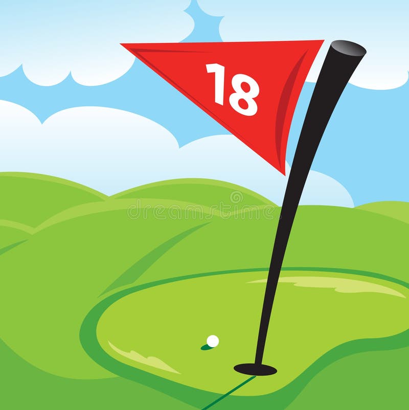 Verde del golf libre illustration Verde del golf libre illustration