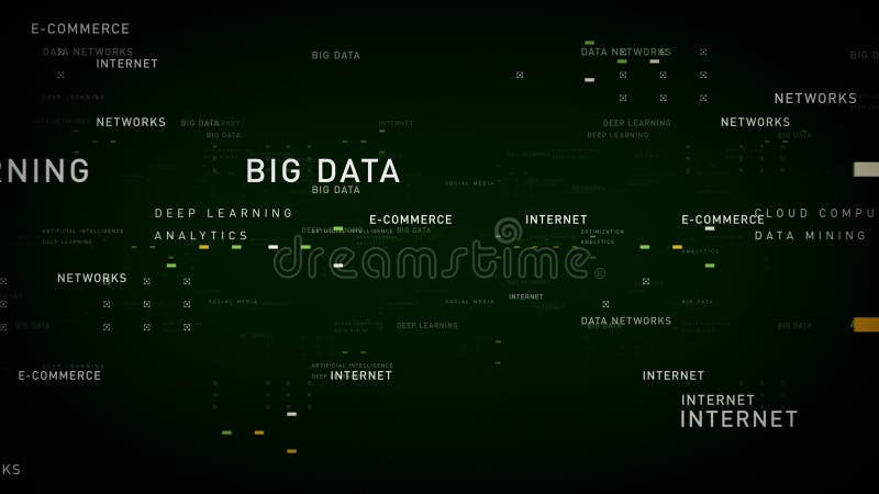 Verde di Internet di parole chiavi