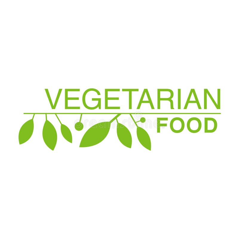 Verde naturale Logo Design Template With Leaves dell'alimento del vegano che promuove stile di vita sano ed i prodotti di Eco illustrazione di stock Verde naturale Logo Design Template With Leaves dell'alimento del vegano che promuove stile di vita sano ed i prodotti di Eco illustrazione di stock