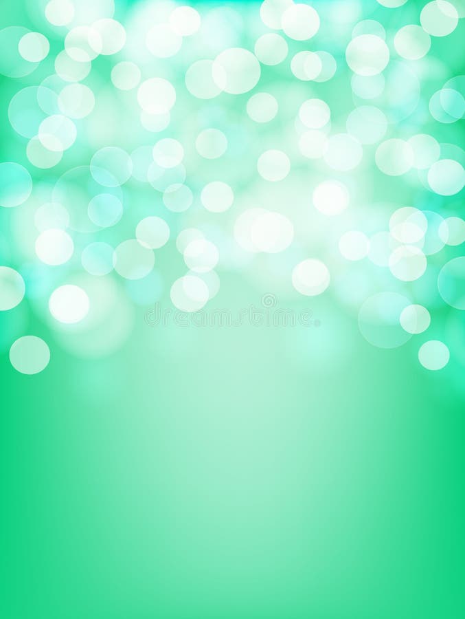 Verde Y Fondo De La Aguamarina Ilustración del Vector - Ilustración de