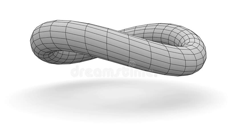 Verdraaide torus stock illustratie Verdraaide torus stock illustratie
