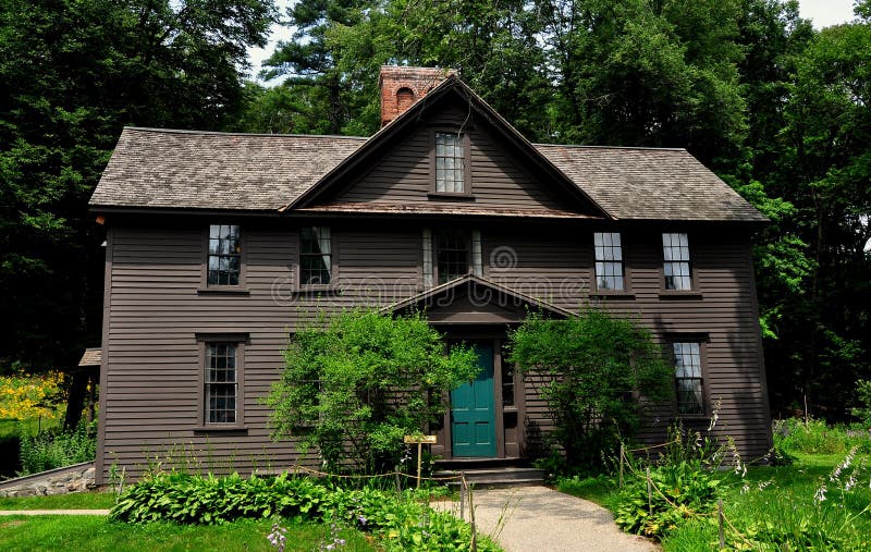 Orchard House, home to Louisa May Alcott from 1858 to 1877 and where she wrote her famed novel Little Women, in Concord, Massachusetts. Orchard House, home to Louisa May Alcott from 1858 to 1877 and where she wrote her famed novel Little Women, in Concord, Massachusetts.