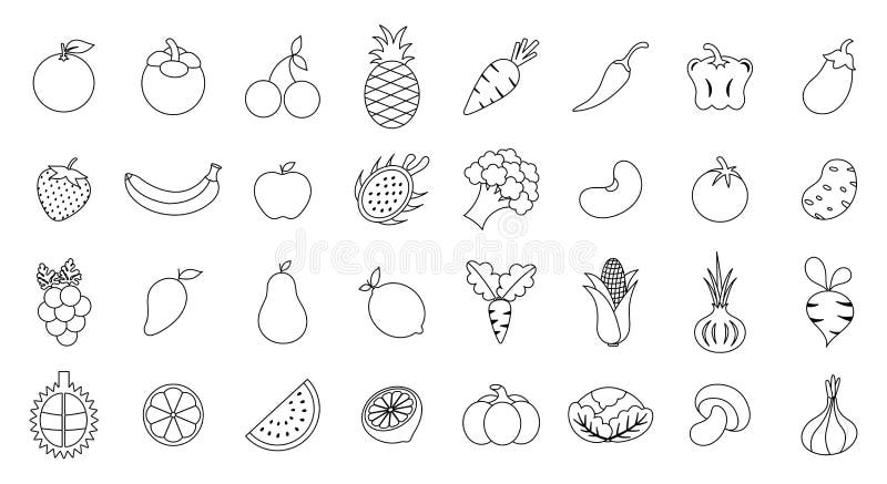 Top 174+ Imagenes de frutas y verduras para imprimir y recortar -  