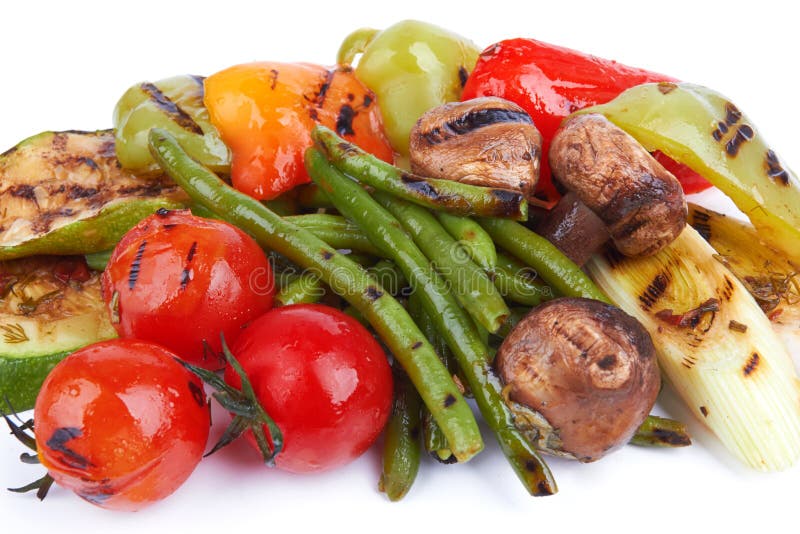 Verdure grigliate fotografia stock libera da diritti