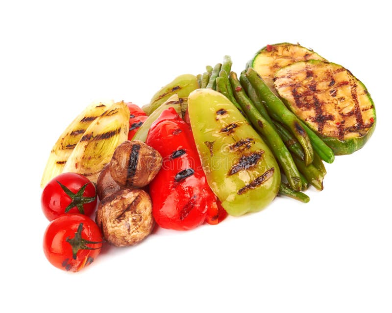 Verdure grigliate fotografie stock