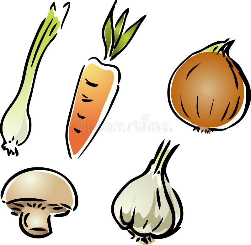 Verdure fresche del giardino royalty illustrazione gratis