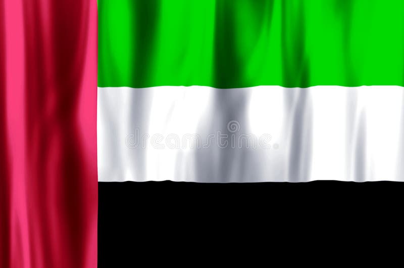 Verenigde Arabische emiraten stock illustratie