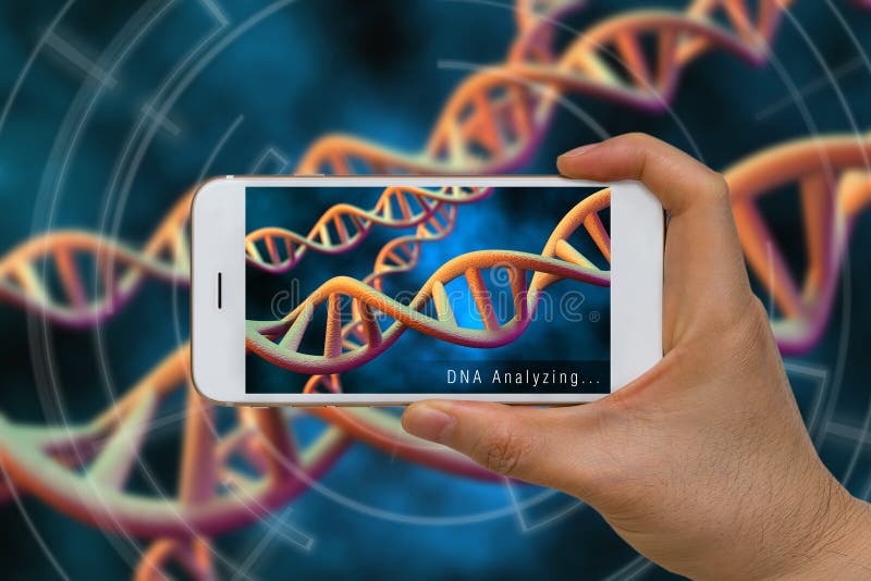 Vergrößerte Wirklichkeit oder AR-Technologie von DNA, Chromosom, Gen, Ana stockfotos Vergrößerte Wirklichkeit oder AR-Technologie von DNA, Chromosom, Gen, Ana stockfotos