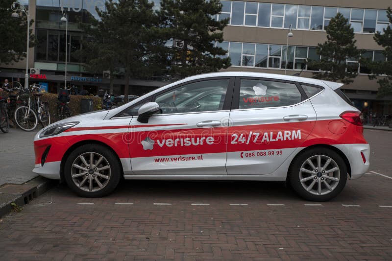 Verisure Company Car at Amsterdam the Netherlands 2142022 Editorial