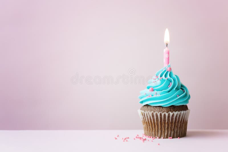 Verjaardag cupcake