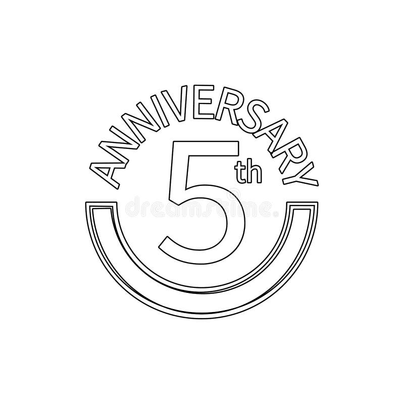 5 verjaardagsteken Element van verjaardagsillustratie Grafisch het ontwerppictogram van de premiekwaliteit Tekens en symboleninza stock illustratie 5 verjaardagsteken Element van verjaardagsillustratie Grafisch het ontwerppictogram van de premiekwaliteit Tekens en symboleninza stock illustratie