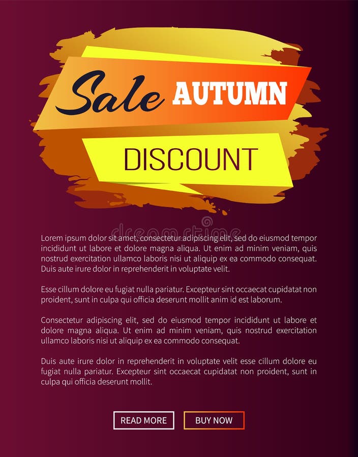 Verkoop Autumn Discount Label op Vectorillustratie stock illustratie Verkoop Autumn Discount Label op Vectorillustratie stock illustratie