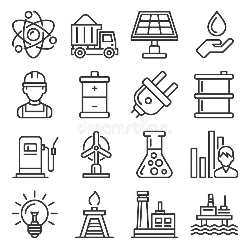 Utilities Icons Set. Electricity Water Gas Utility on White Background. Vector illustration. Utilities Icons Set. Electricity Water Gas Utility on White Background. Vector illustration