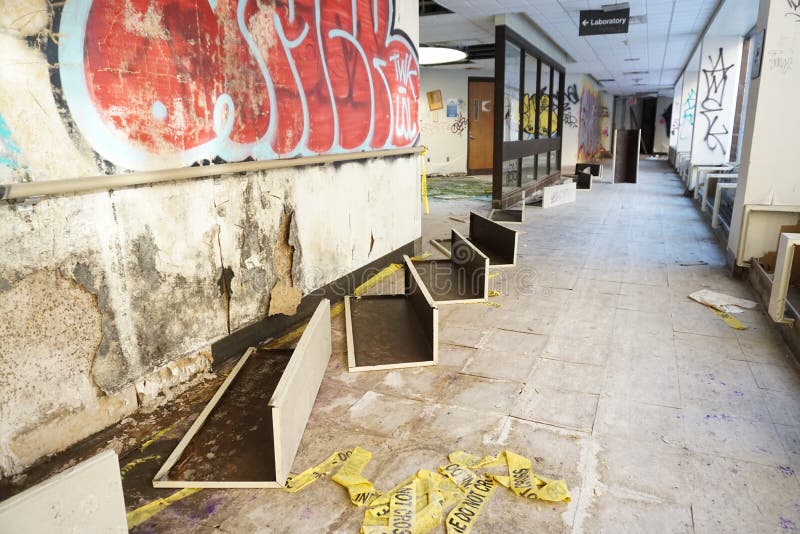 The inside of an abandoned hospital in Westchester, NY. The inside of an abandoned hospital in Westchester, NY