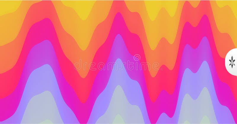 Verloopstructuur. abstracte golfvorm 3d technologiestijl. vectorillustratie met geluidsgolven stock illustratie