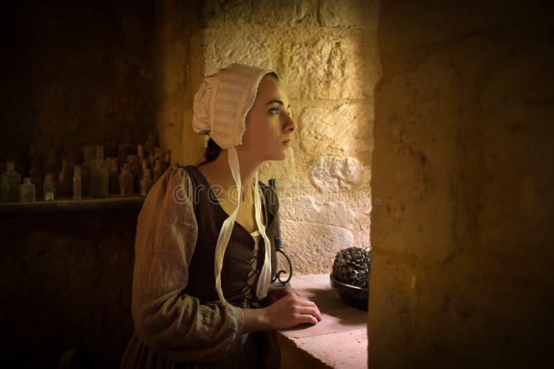 Vermeer style woman