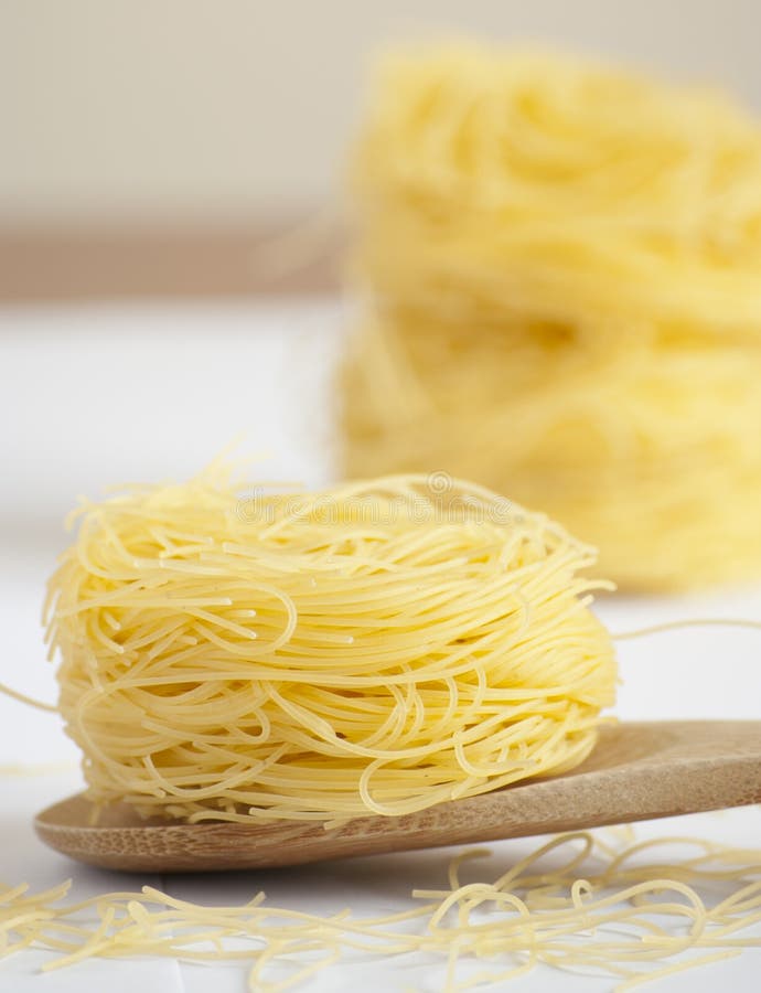 Vermicelli pasta nests stock photo. Image of object, healthy 22645702