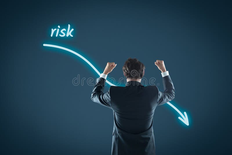 Verminderd investeringsrisico stock foto's Verminderd investeringsrisico stock foto's